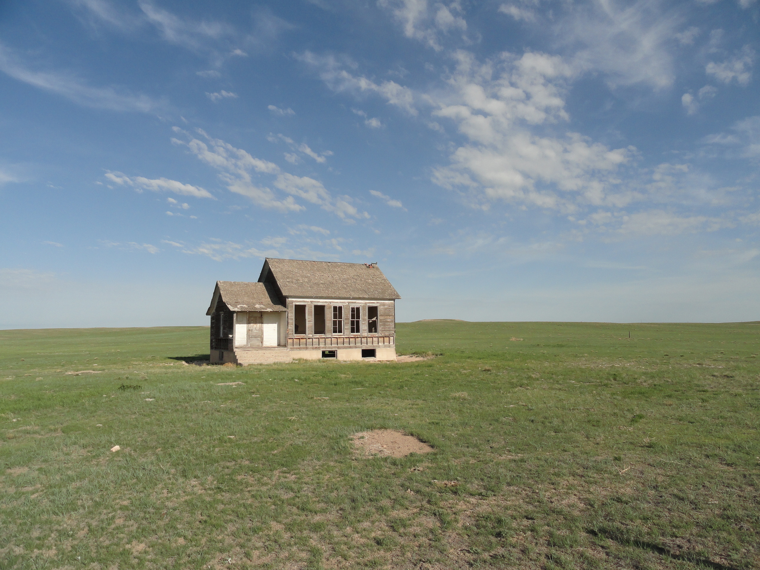 Classic Great Plains ruins.